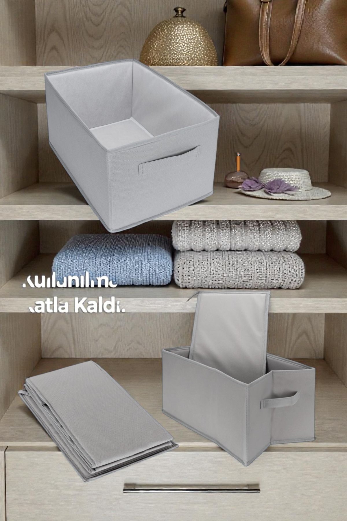 Pantolon Organizer Gri Gri