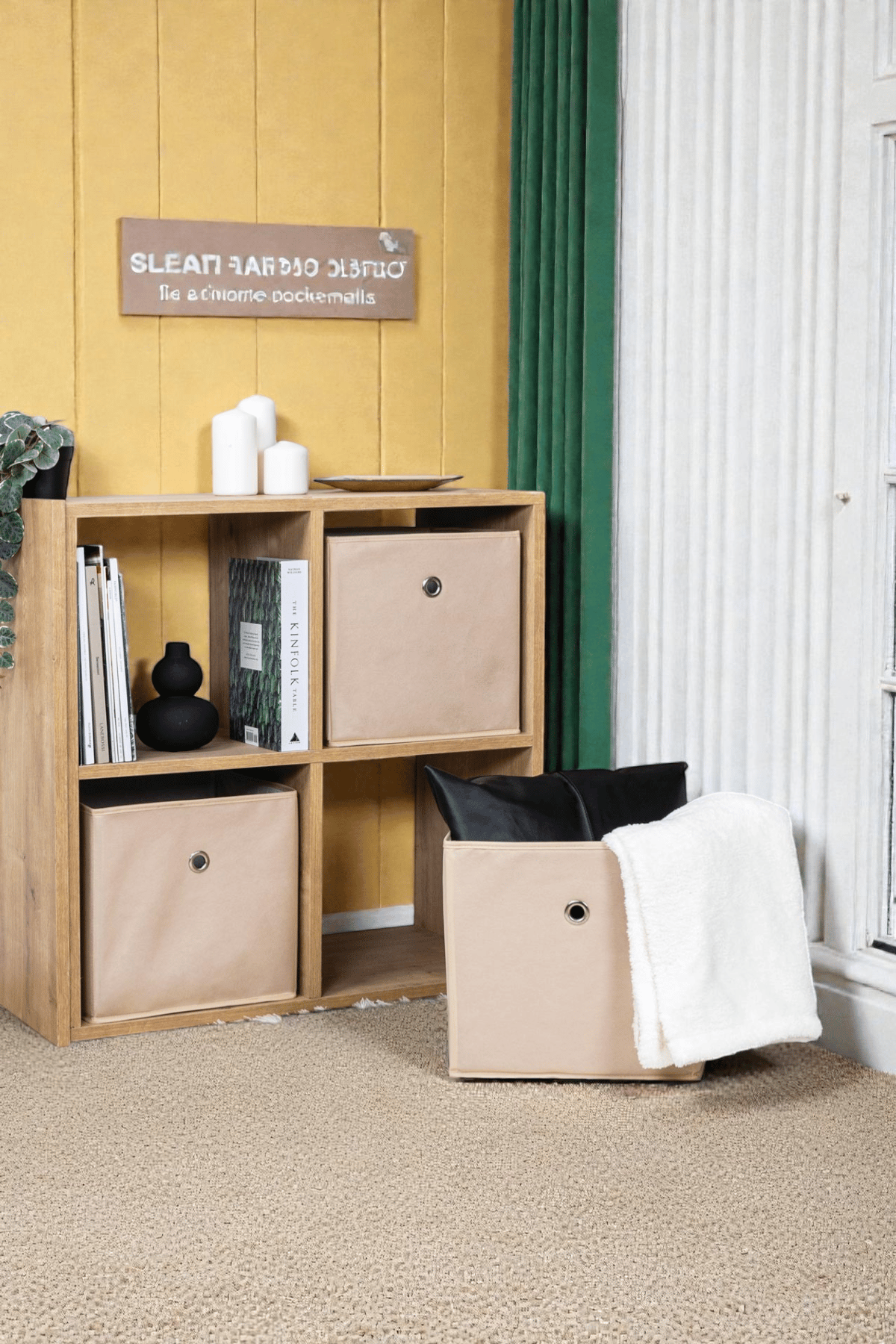 Raf Organizer Bej 30x30 3'lü Bej