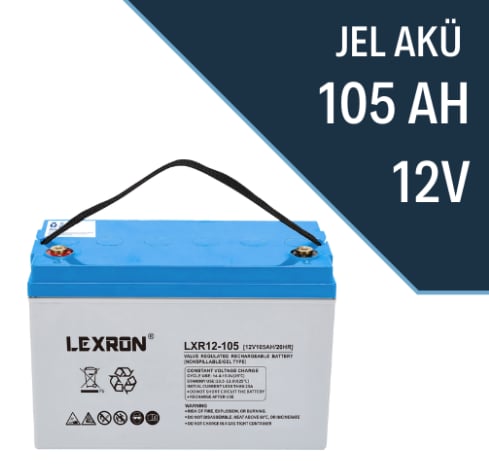 LEXRON 105AH JEL AKÜ