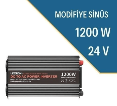 LEXRON 1200W-24V MODİFİYE SİNÜS İNVERTER