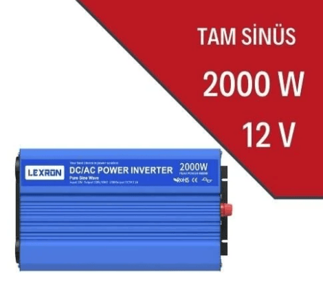 LEXRON 2000W-12V TAM SİNÜS İNVERTER