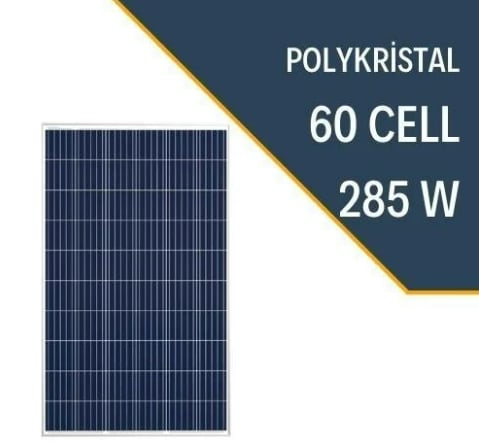 LEXRON 285W POLYKRİSTAL GÜNEŞ PANELİ
