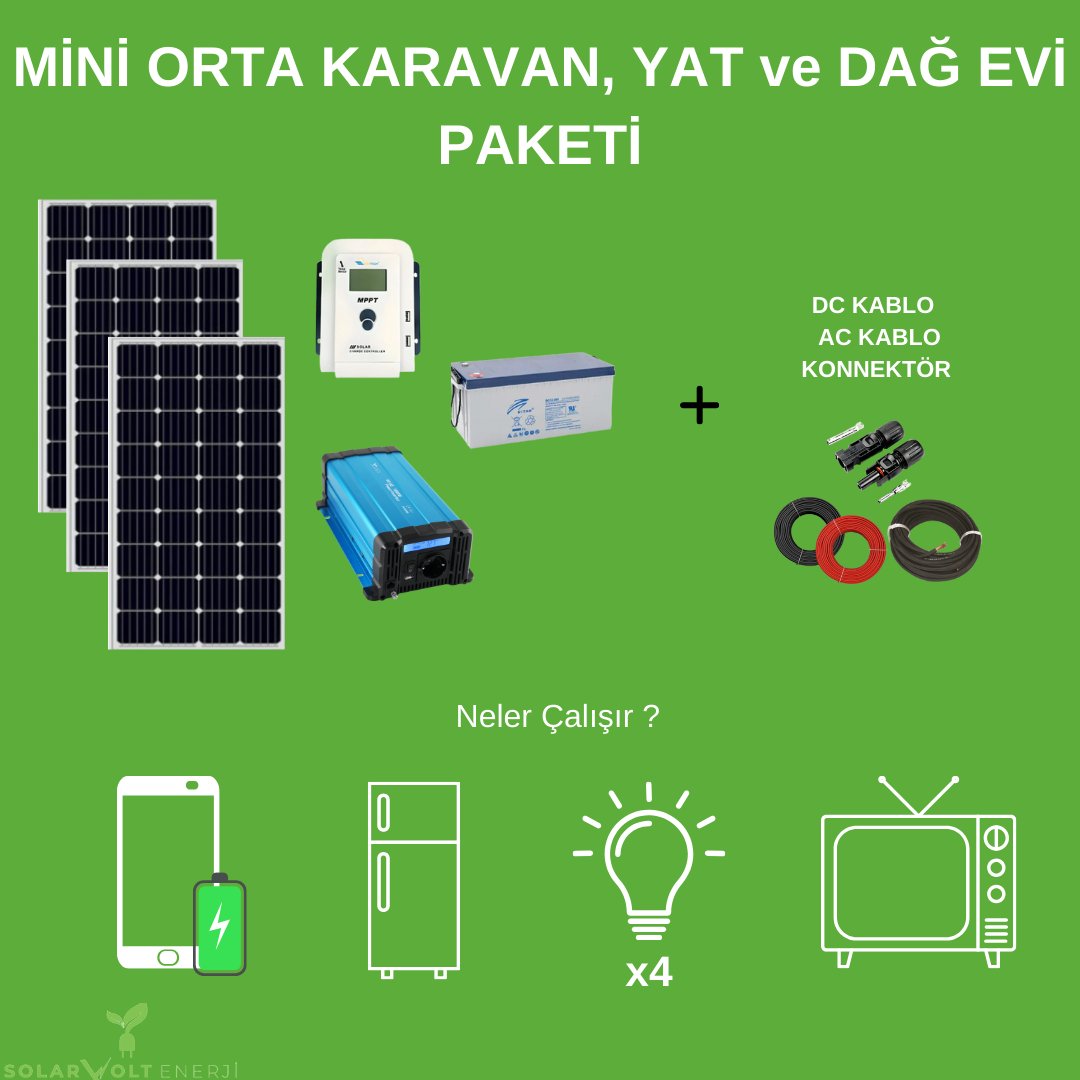 MİNİ ORTA KARAVAN, YAT ve DAĞ EVİ PAKETİ