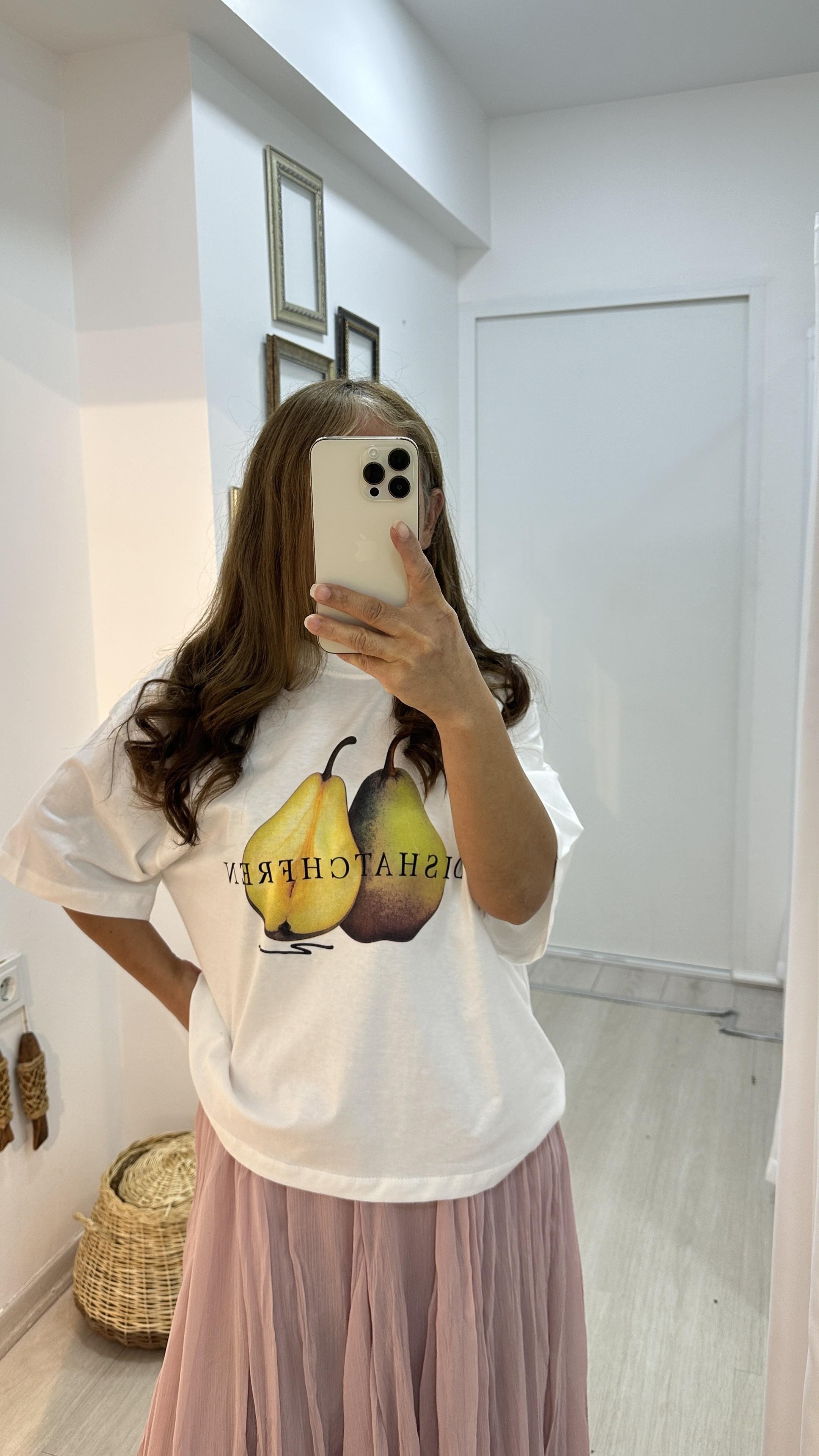 Baskılı Basic TişörtT-Shirt2T019