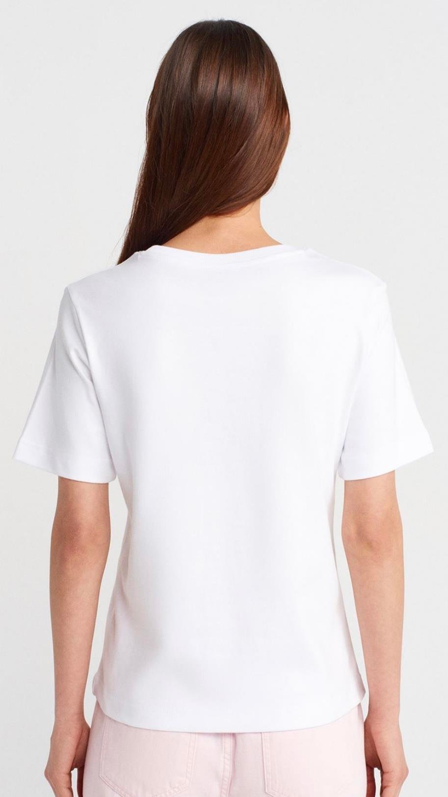 Basic Tişört - BeyazT-Shirt2T23