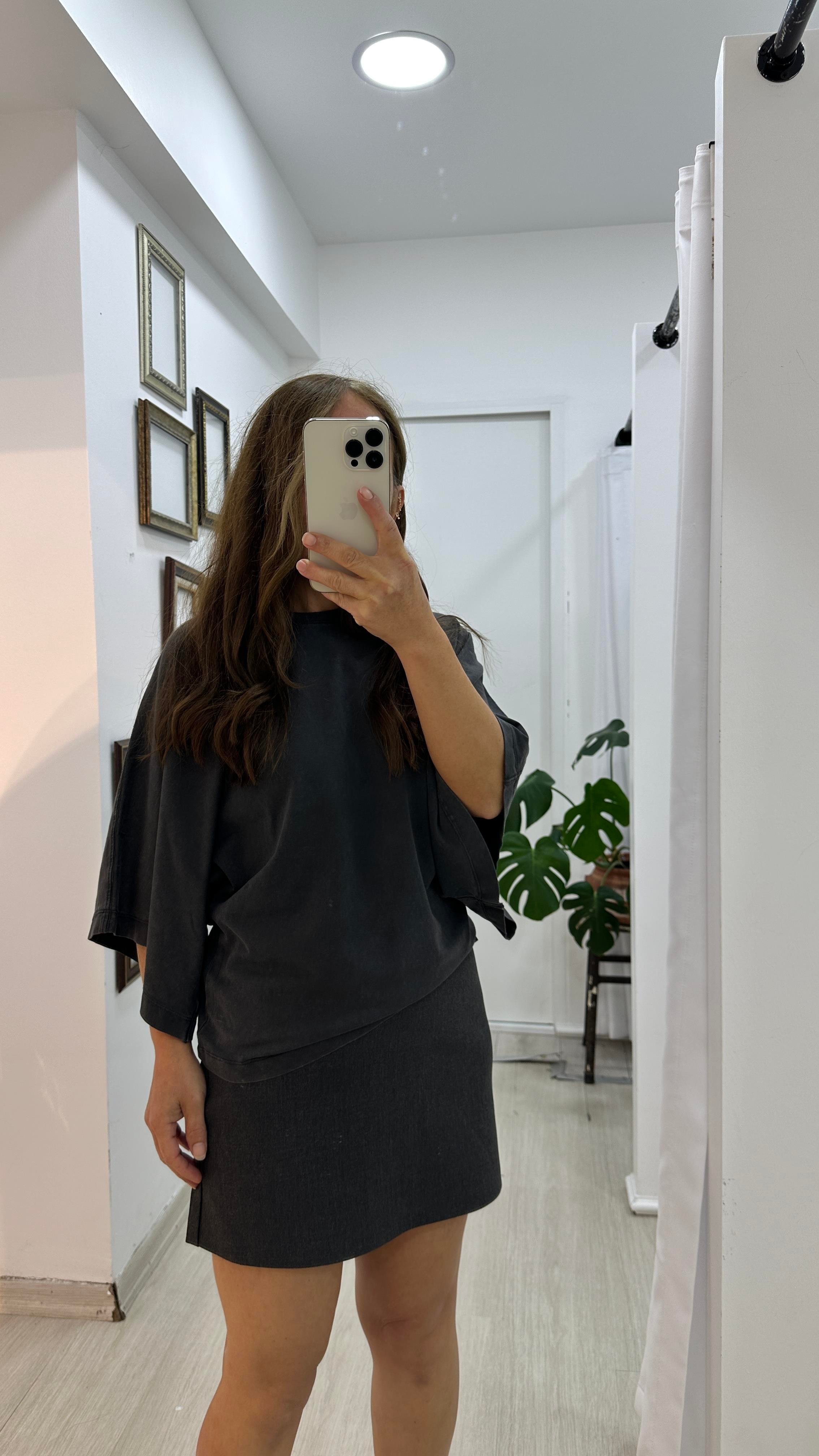 Basıc Tshırt-Koyu AntrasıtT-Shirt2T24