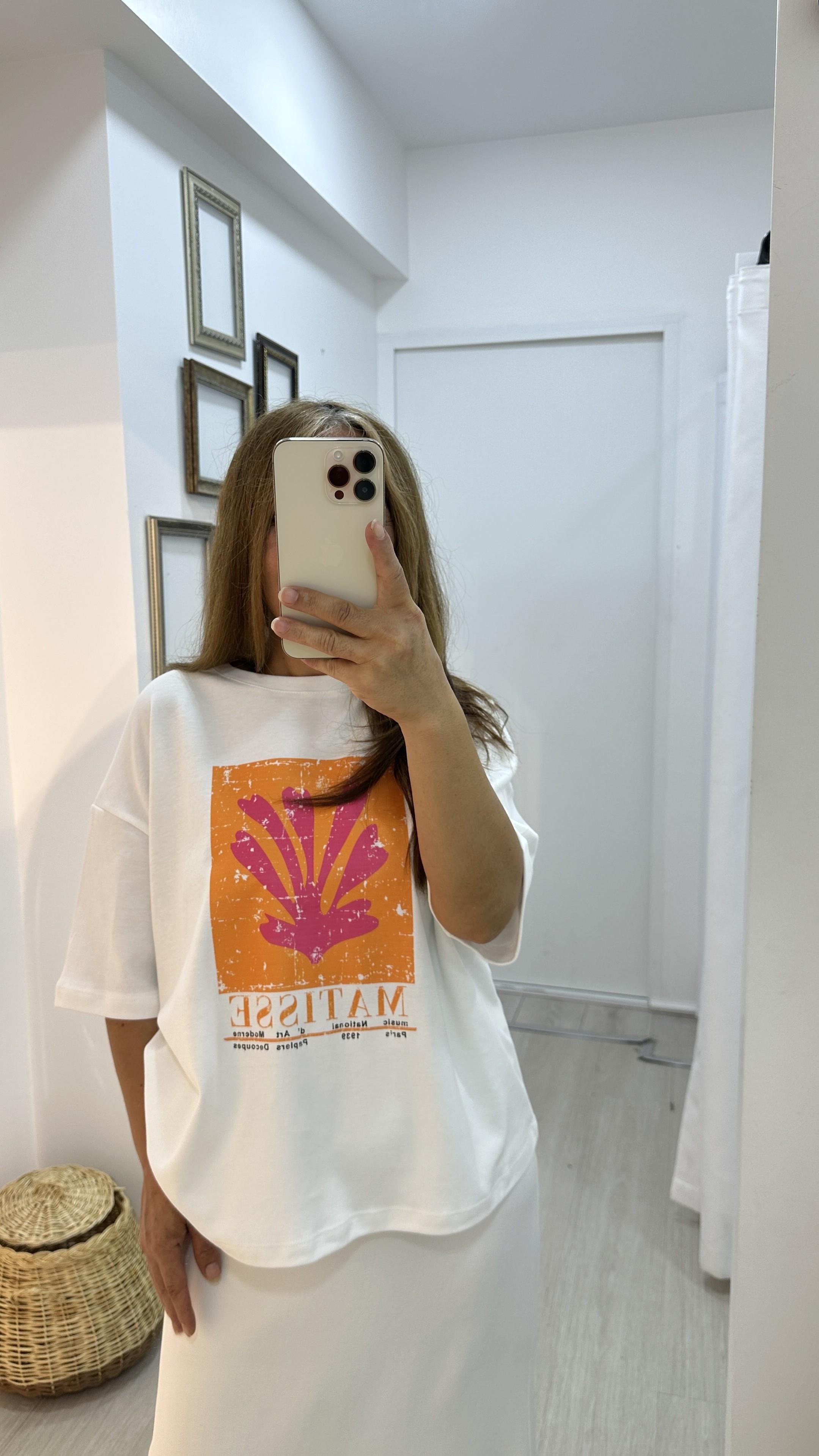 Baskılı Basic TişörtT-Shirt2T020