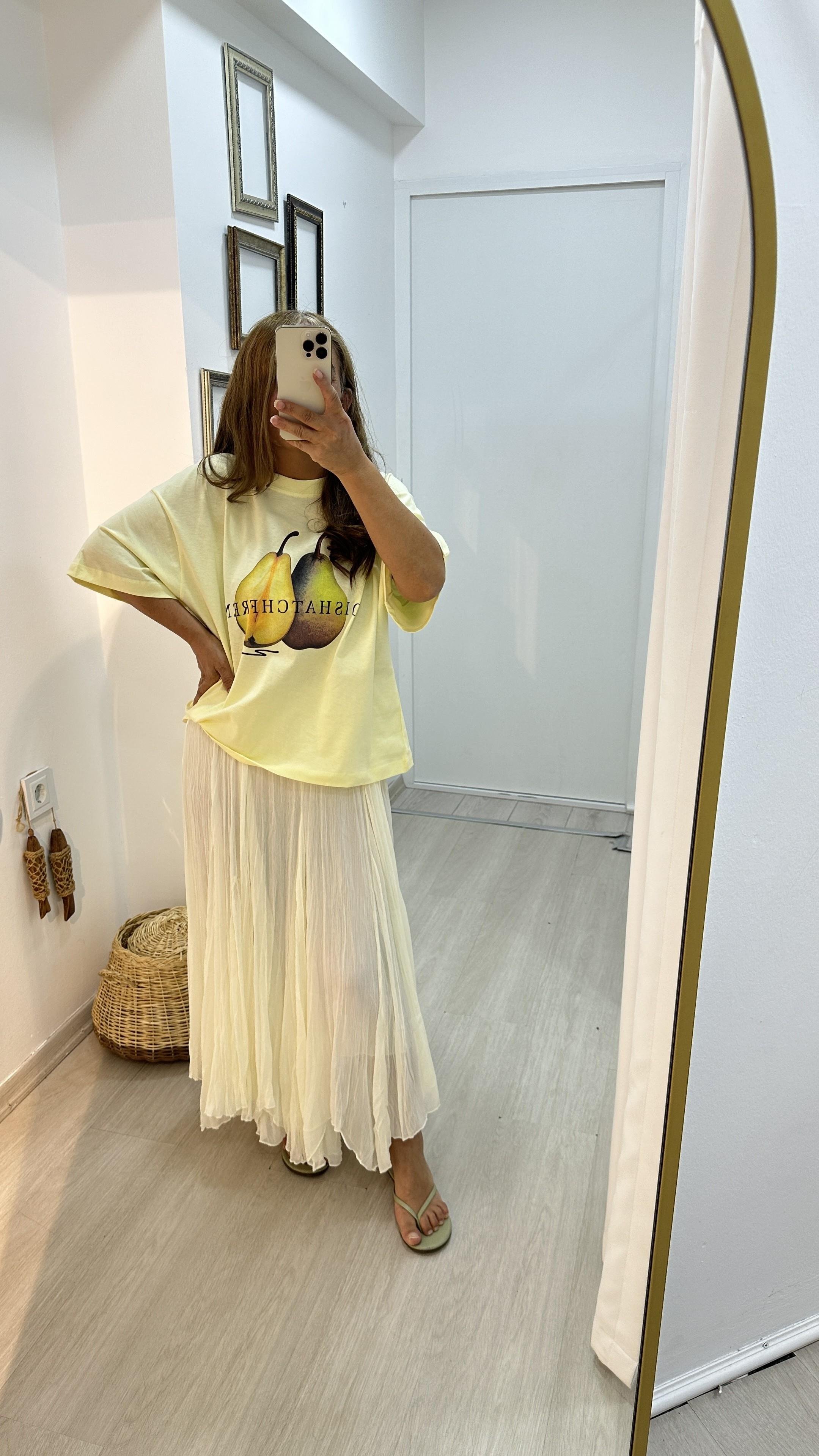 Baskılı Basic TişörtT-Shirt2T018