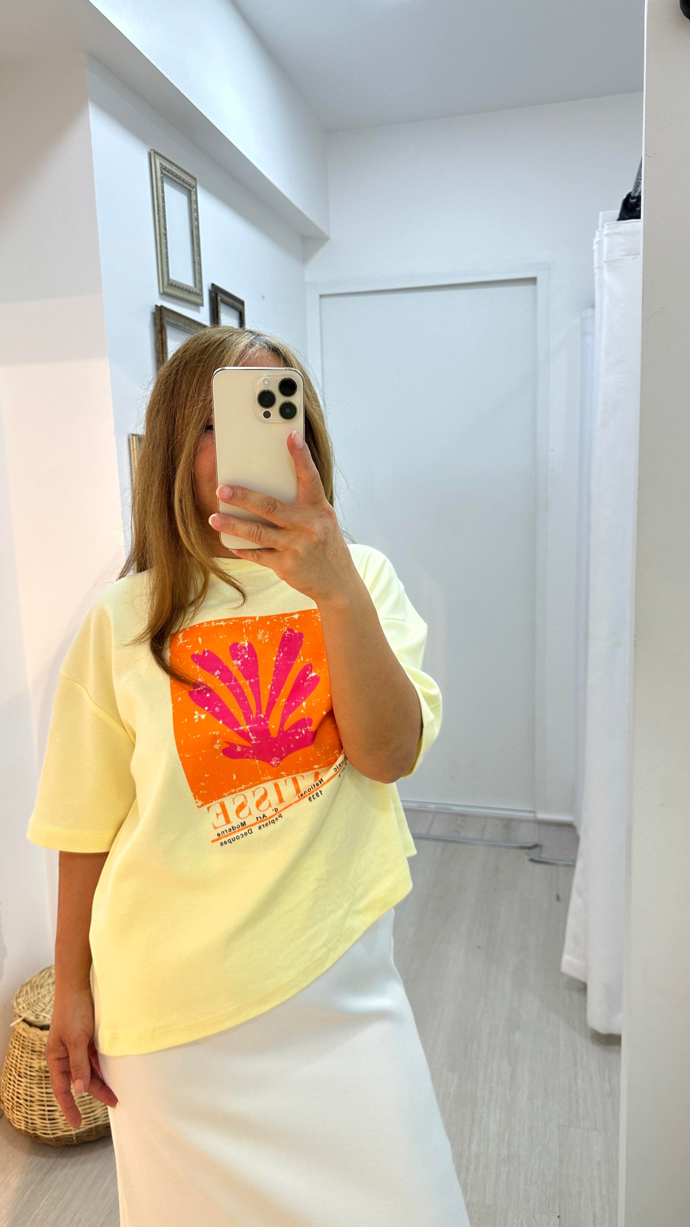 Baskılı Basic TişörtT-Shirt2T021