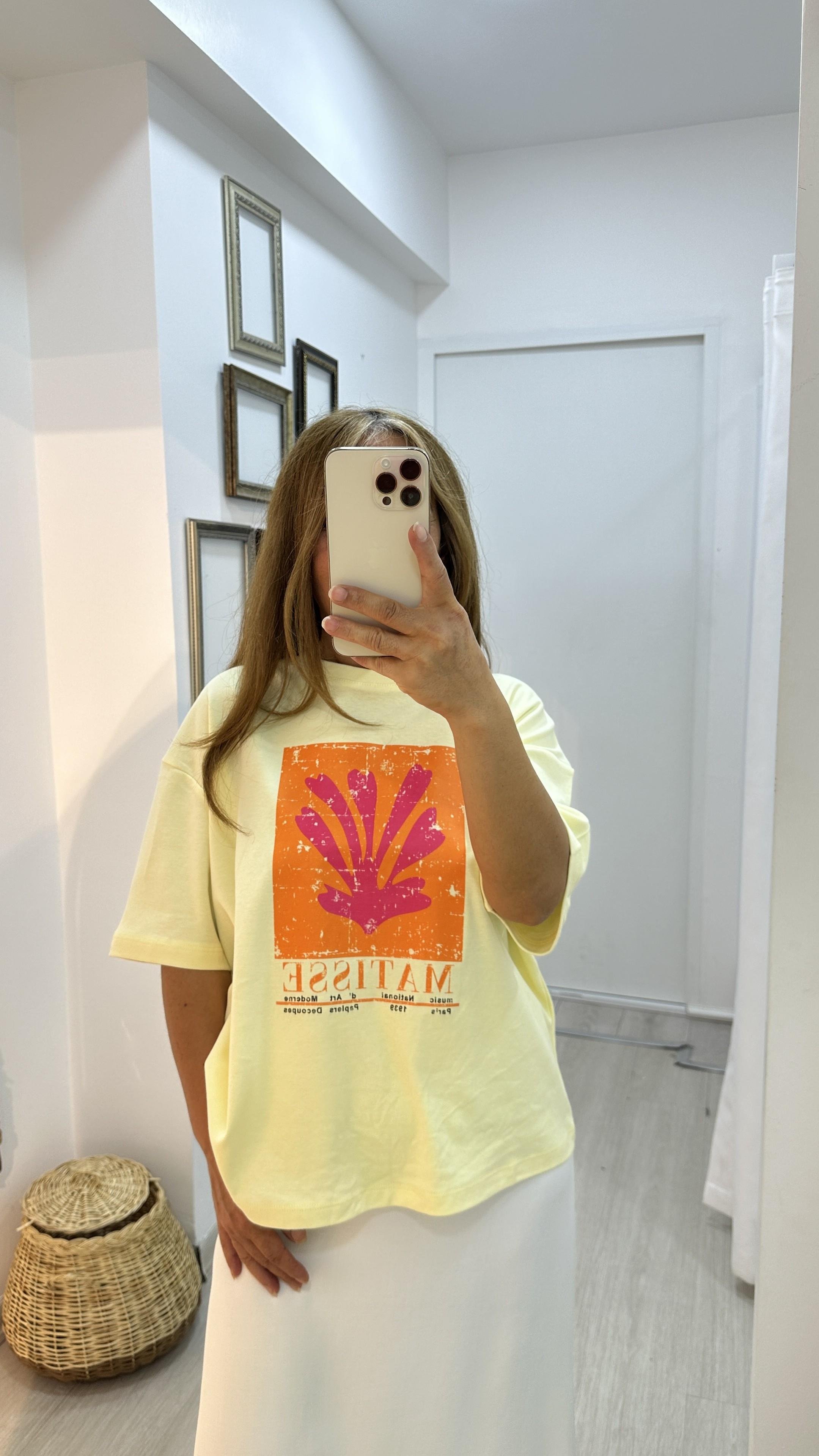 Baskılı Basic TişörtT-Shirt2T021