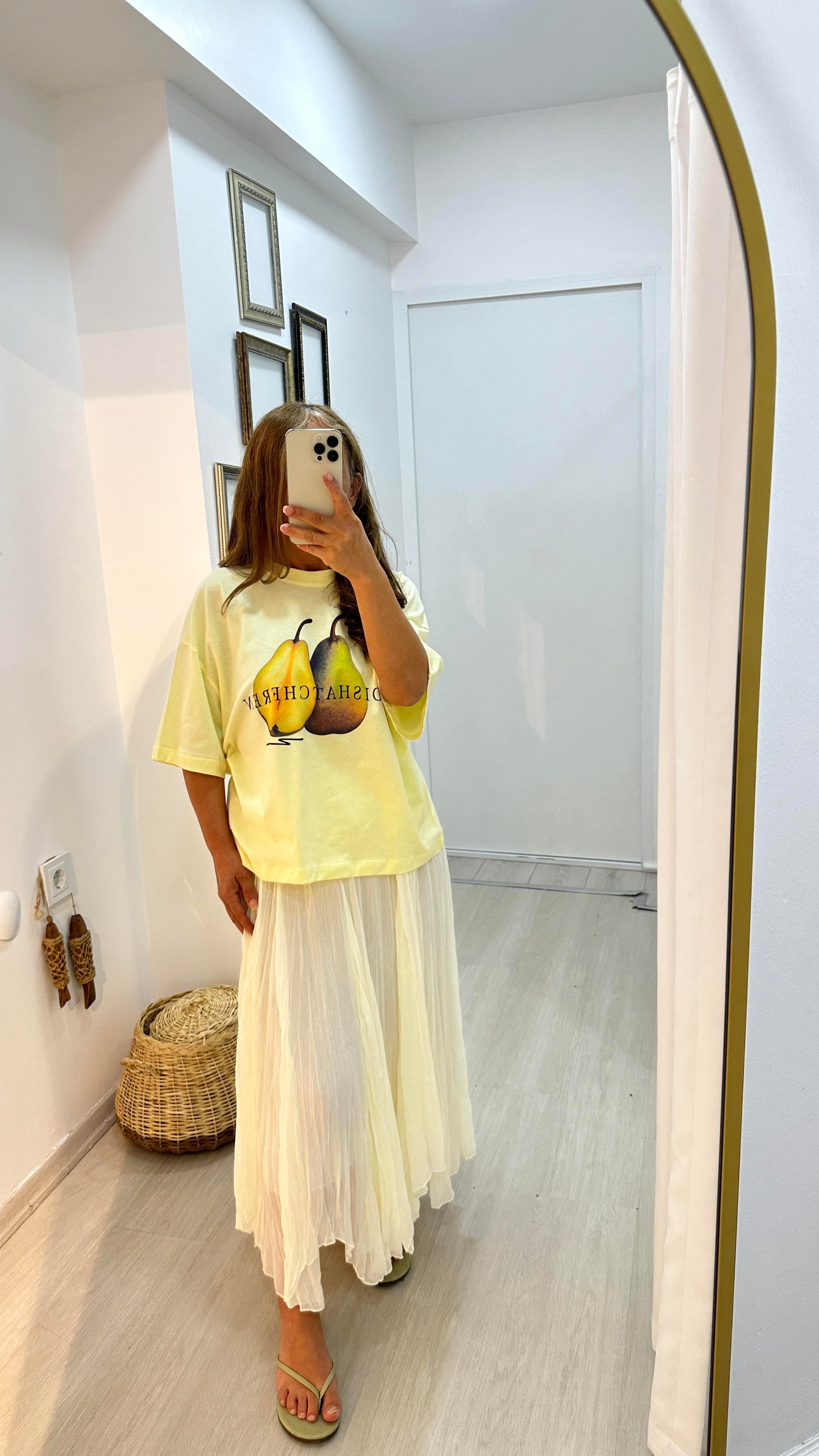 Baskılı Basic TişörtT-Shirt2T018
