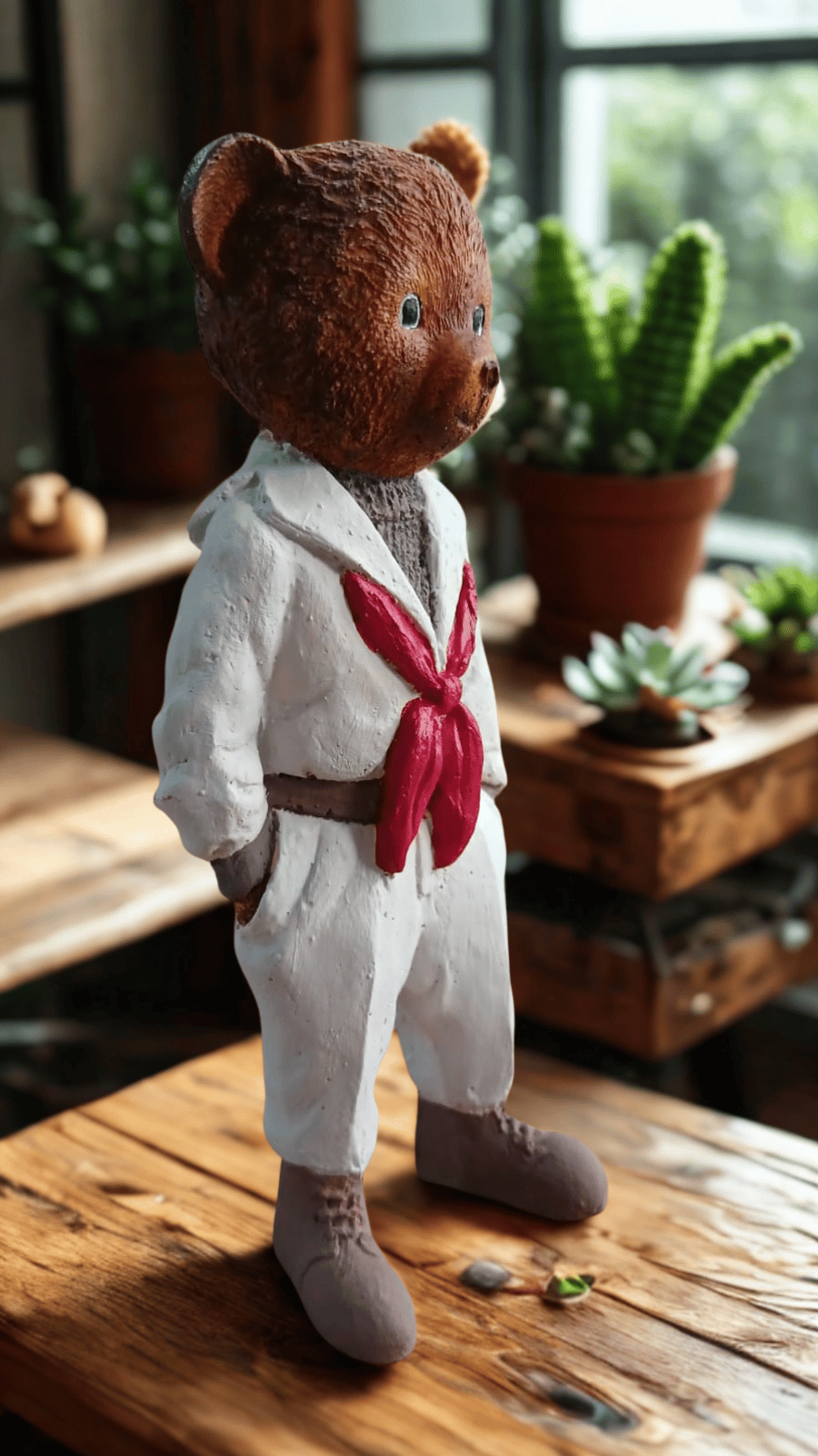 El boyaması ayı fiğürü 14cm