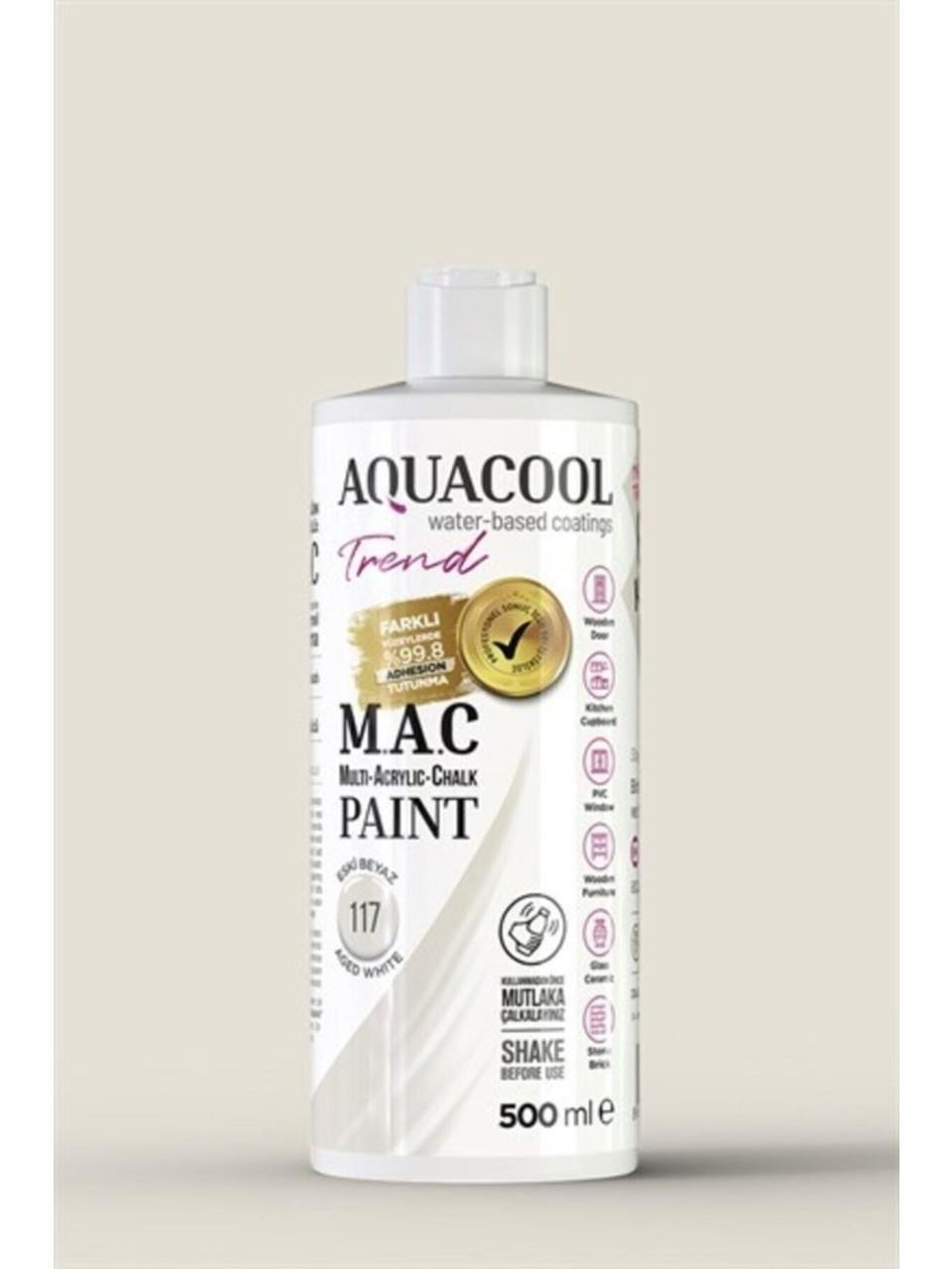 Aquacool Mac Boya 117 Eski Beyaz 500ML
