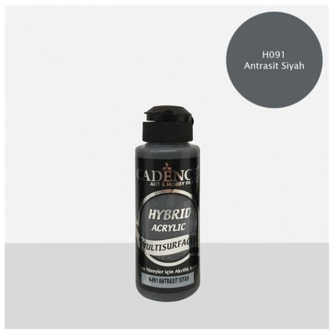 Cadence Hybrid Akrilik Boya 120 ml Antrasit Siyah H091