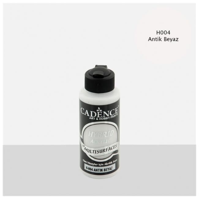Cadence Hybrid Akrilik Boya 120 ml Antik Beyaz H004