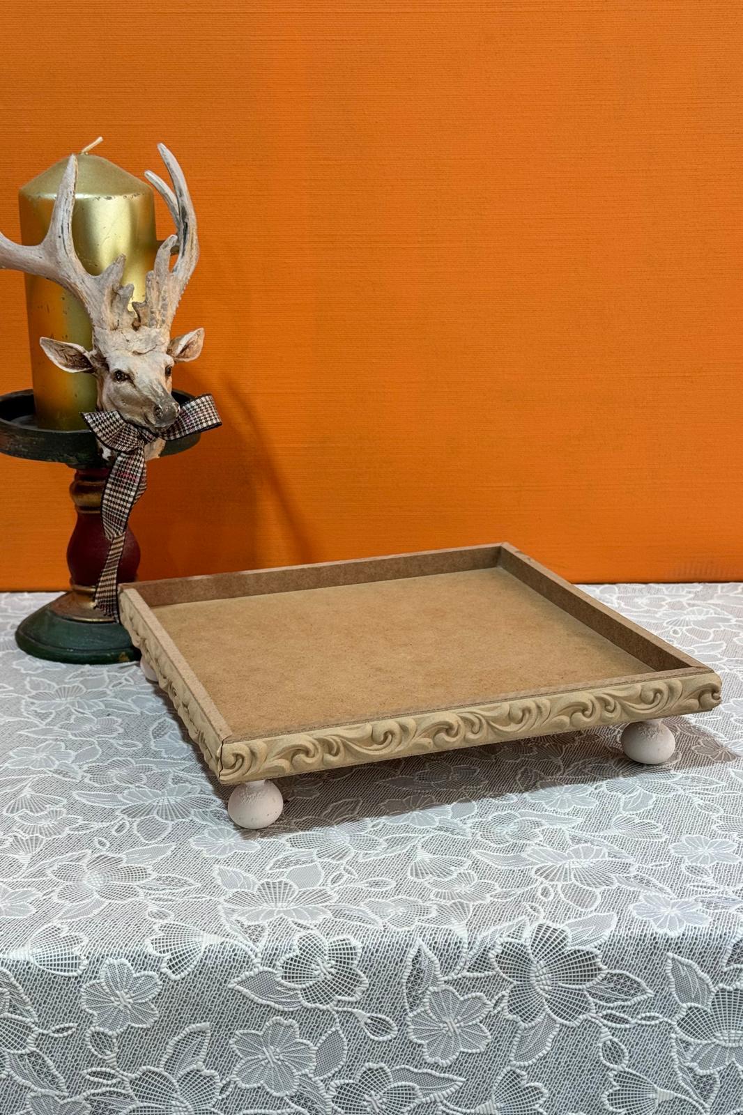 KABARTMA DESEN TEPSİ 22cm X 22cm