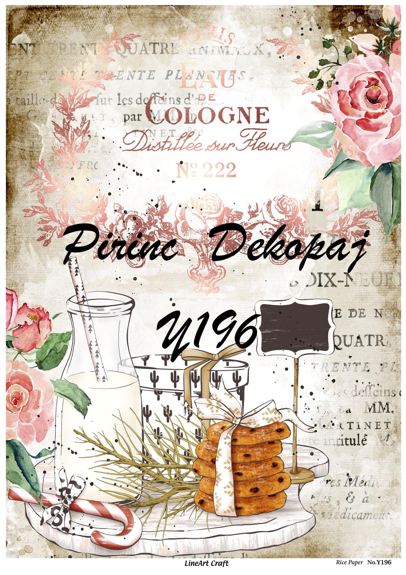 LineArt Pirinç Dekopaj Kağıdı Y196