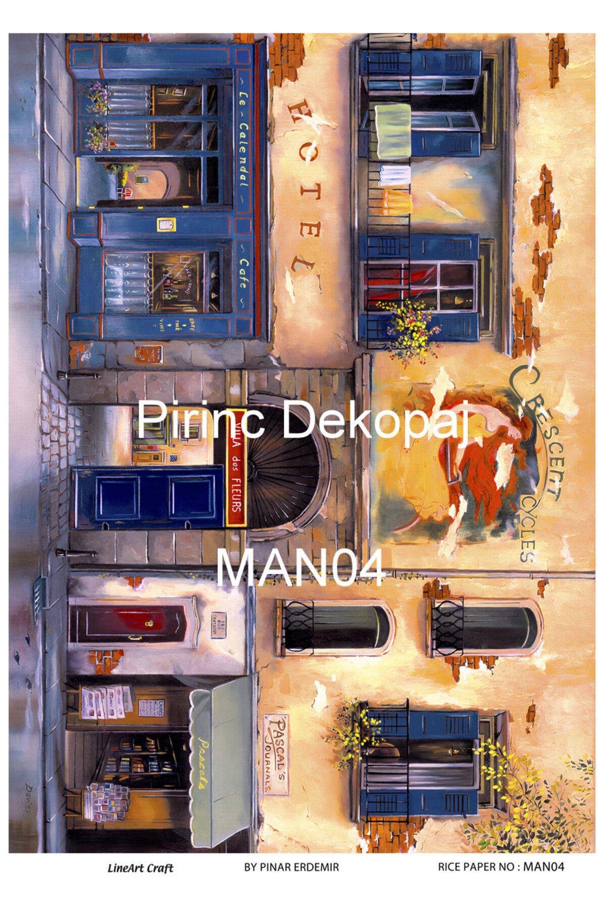Lineart Pirirnç Dekopaj  MAN4