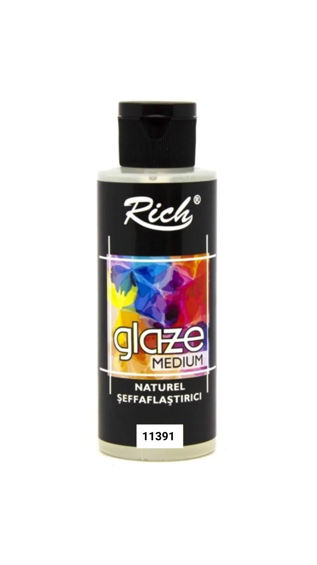 Rich Glaze Medium Naturel Şeffaflaştırıcı 120cc