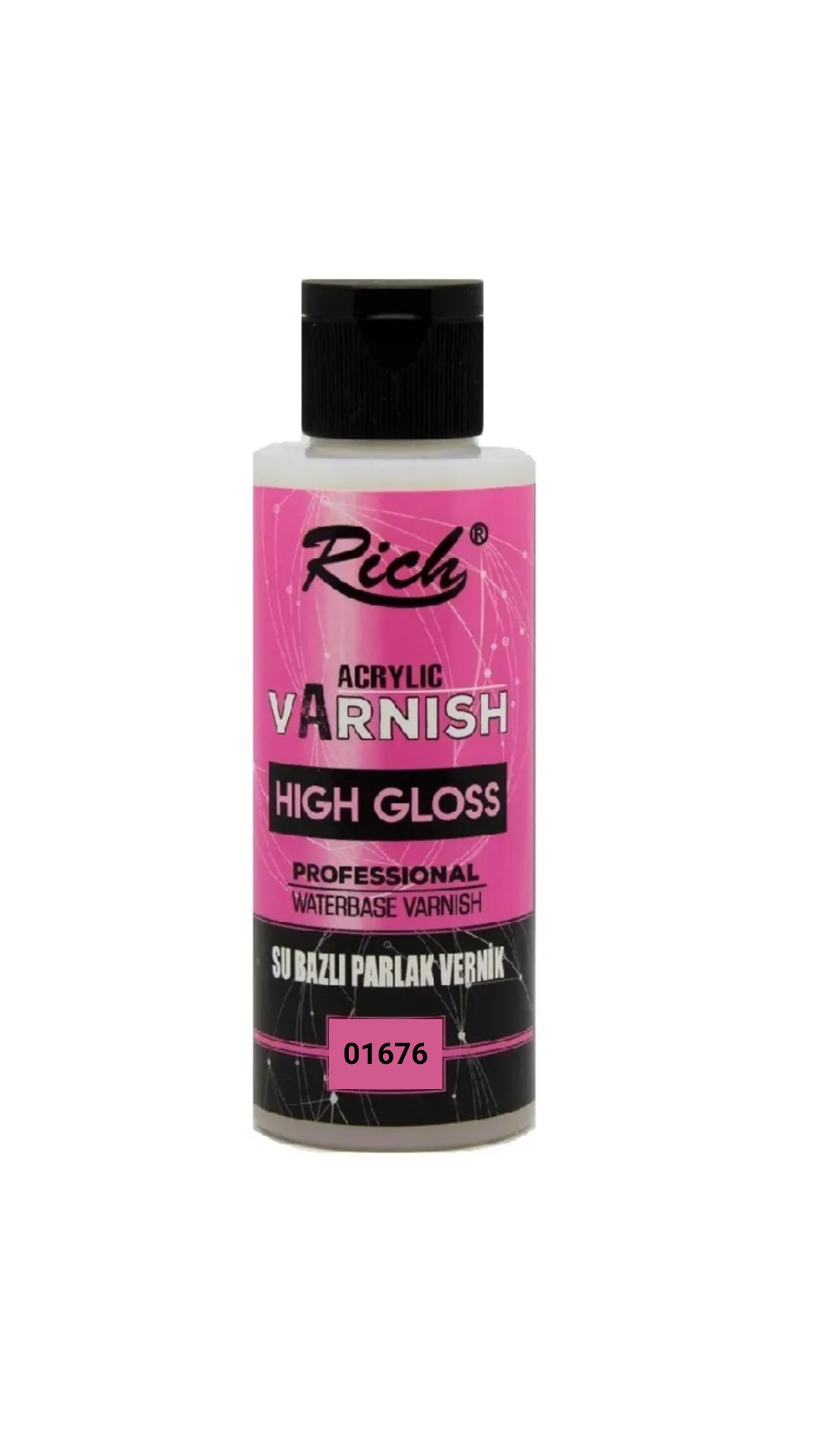 Rich Hıgh Gloss Su Bazlı Parlak Vernik 01676 120 ml