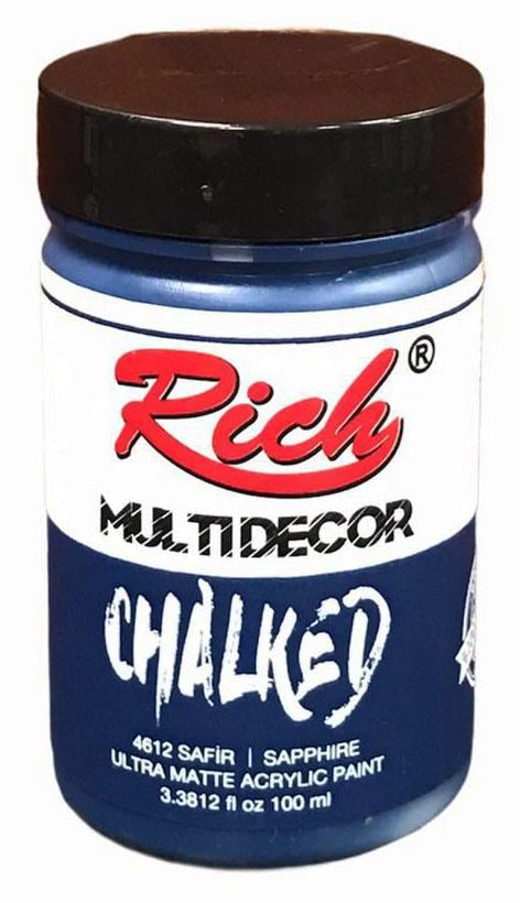 Rich Multi Decor Chalked 100ml - Safir 4612