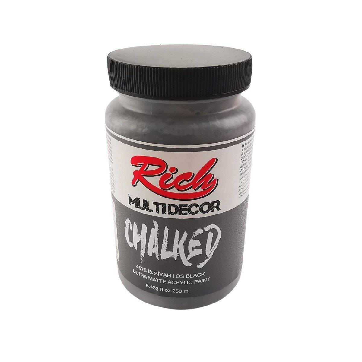 Rich Multi Decor Chalked Boya 250cc 4576 İs Siyah