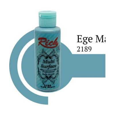 Rich Multi Surface 2189 EGE MAVİ Akrilik Boya 120cc