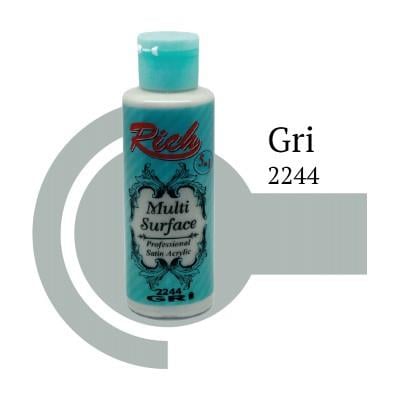 Rich Multi Surface 2244 GRİ Akrilik Boya 120cc