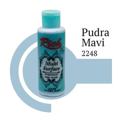 Rich Multi Surface 2248 PUDRA MAVİ Akrilik Boya 120cc