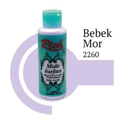 Rich Multi Surface 2260 BEBEK MOR Akrilik Boya 120cc