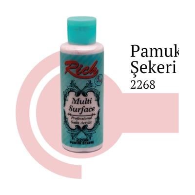 Rich Multi Surface 2268 PAMUK ŞEKERİ Akrilik Boya 120cc