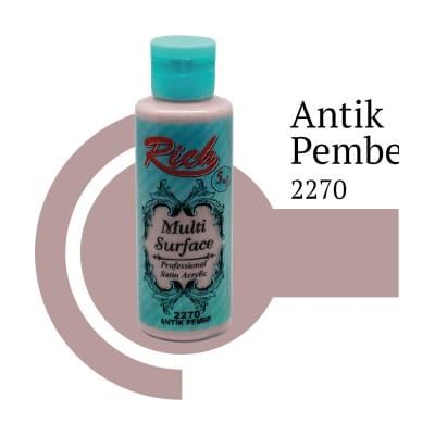 Rich Multi Surface 2270 ANTİK PEMBE Akrilik Boya 120cc