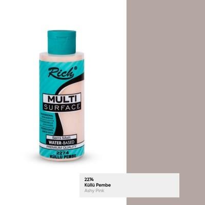 Rich Multi Surface 2274 KÜLLÜ PEMBE Akrilik Boya 120cc