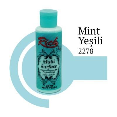 Rich Multi Surface 2278 MİNT YEŞİLİ Akrilik Boya 120cc