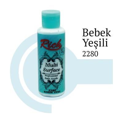 Rich Multi Surface 2280 BEBEK YEŞİL Akrilik Boya 120cc