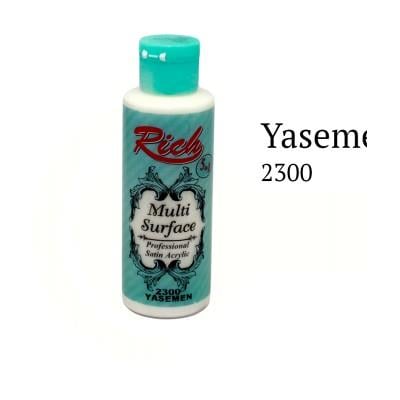 Rich Multi Surface 2300 YASEMEN Akrilik Boya 120cc