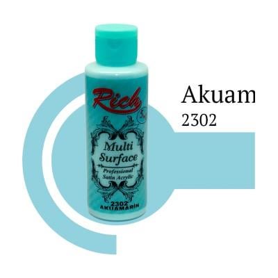 Rich Multi Surface 2302 AKUAMARİN Akrilik Boya 120cc