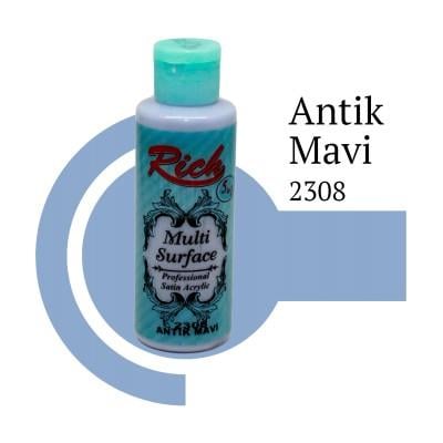 Rich Multi Surface 2306 ANTİK MAVİ Akrilik Boya 120cc