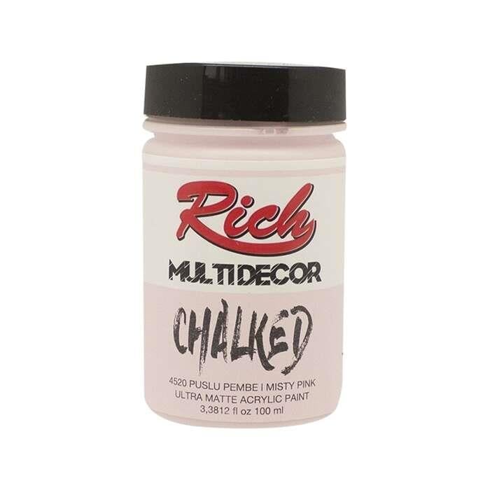 Rich Multidecor Chalked Boya 100 cc Puslu Pembe 4520