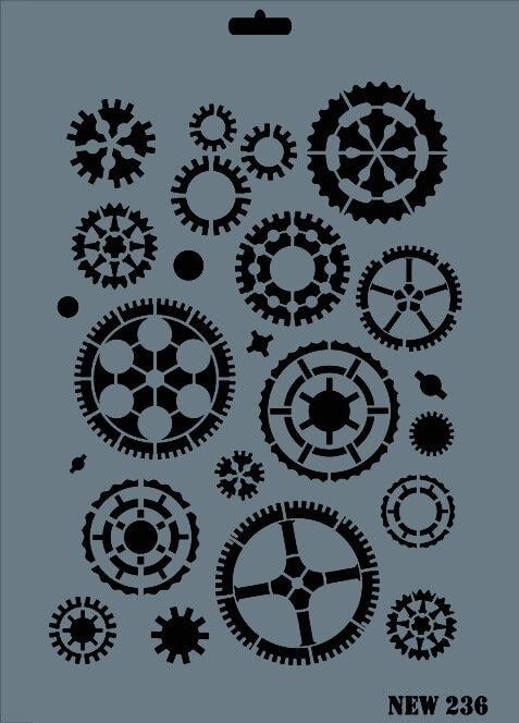 Rich NEW 236 Stencil 25X35 cm