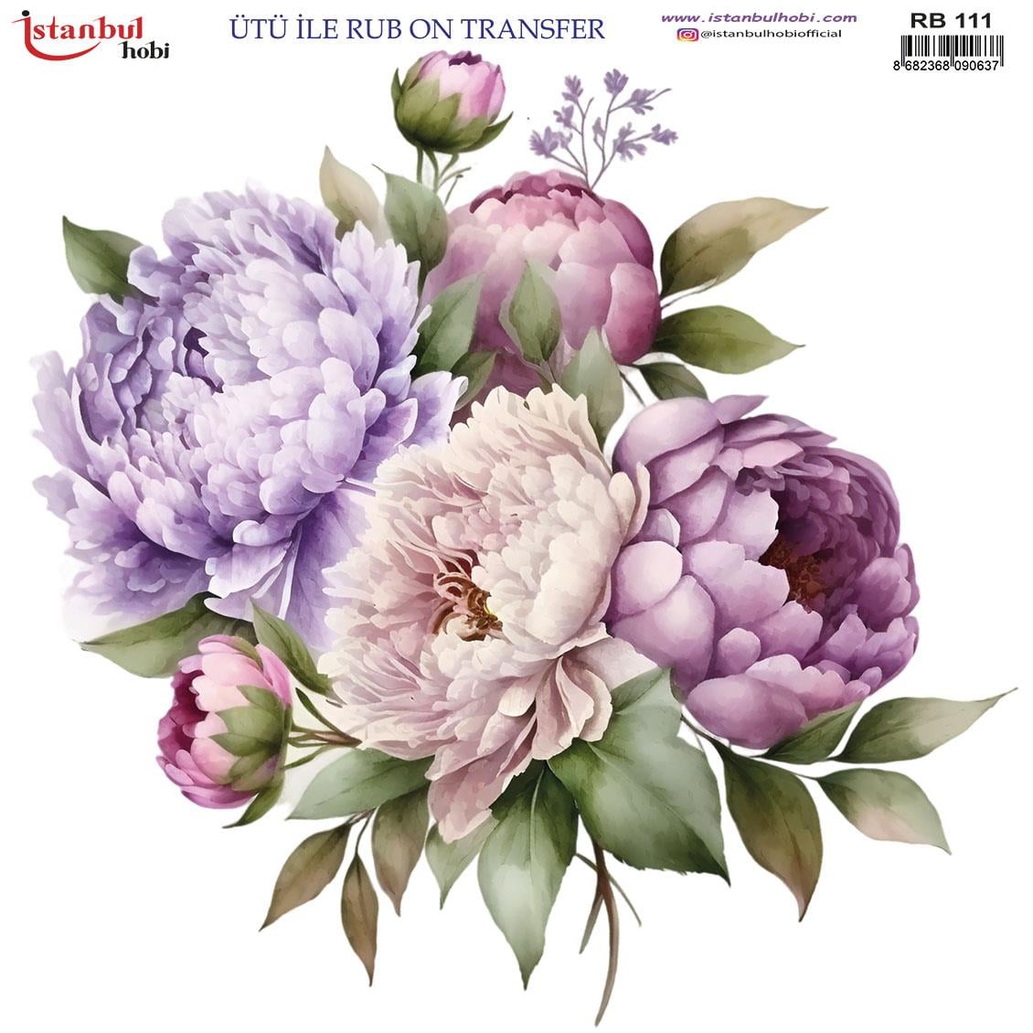 ÜTÜ İLE RUB ON  TRANSFER RB 111  30 X 30 cm