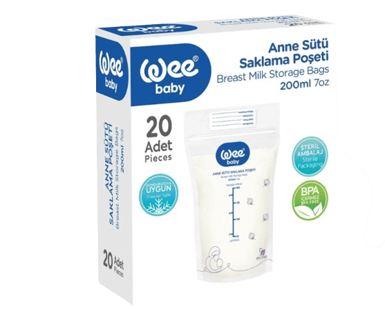 Wee Anne Sütü Saklama Poşeti