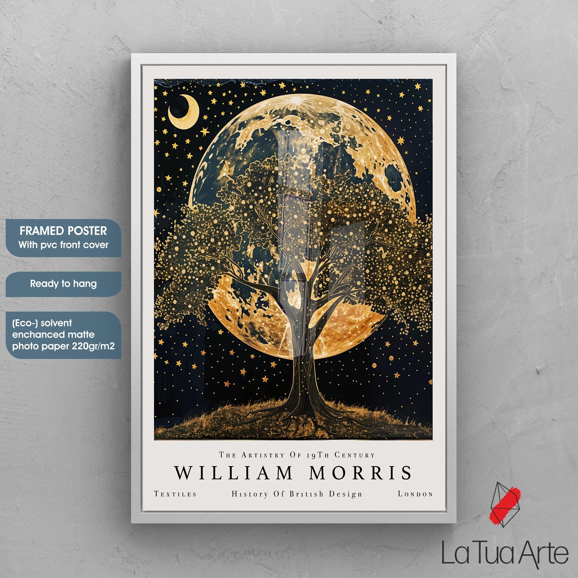 3'lü William Morris Gece