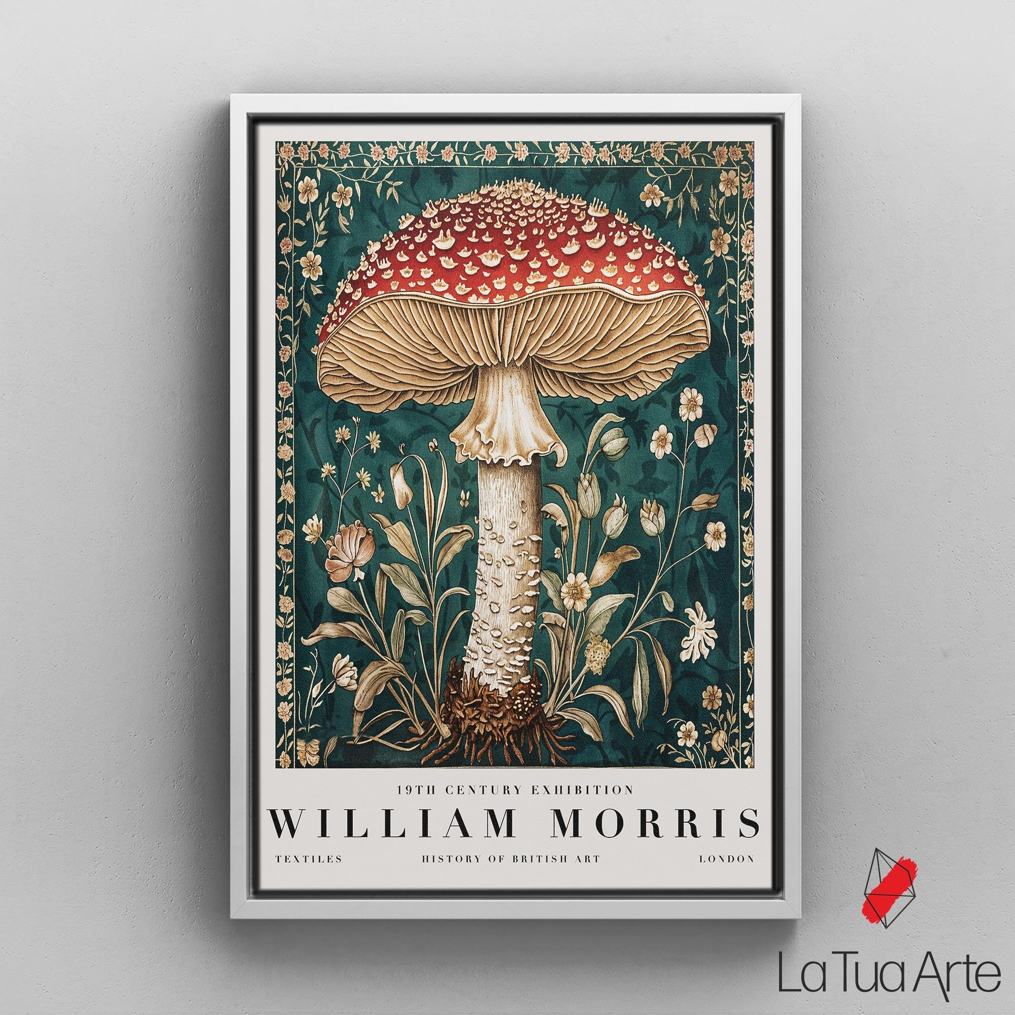 WILLIAM MORRIS-KIRMIZI MANTAR