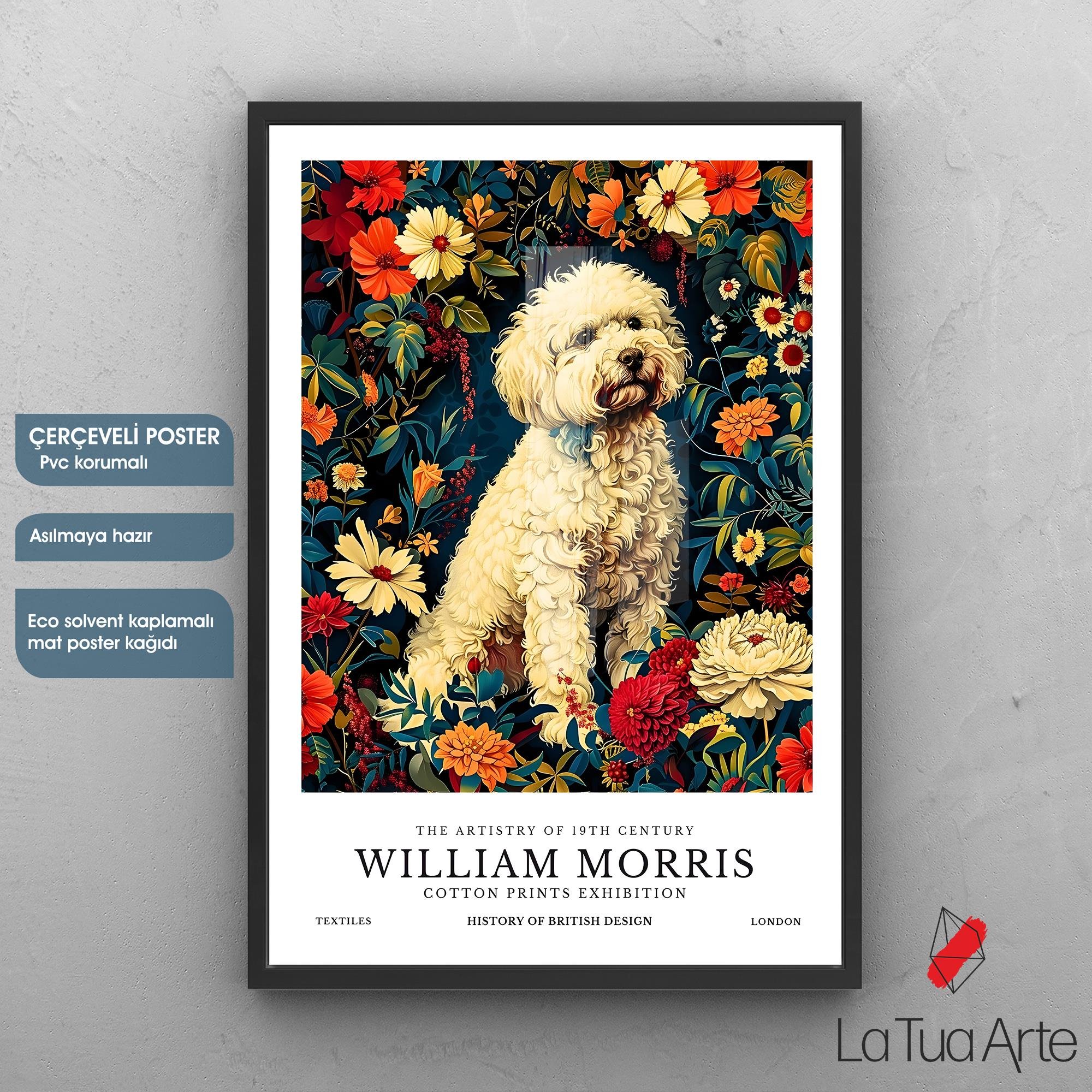 William Morris-White Dog