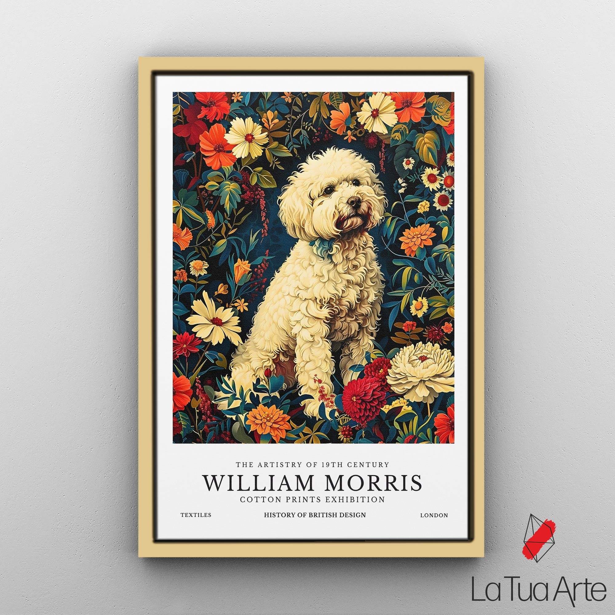 William Morris-White Dog