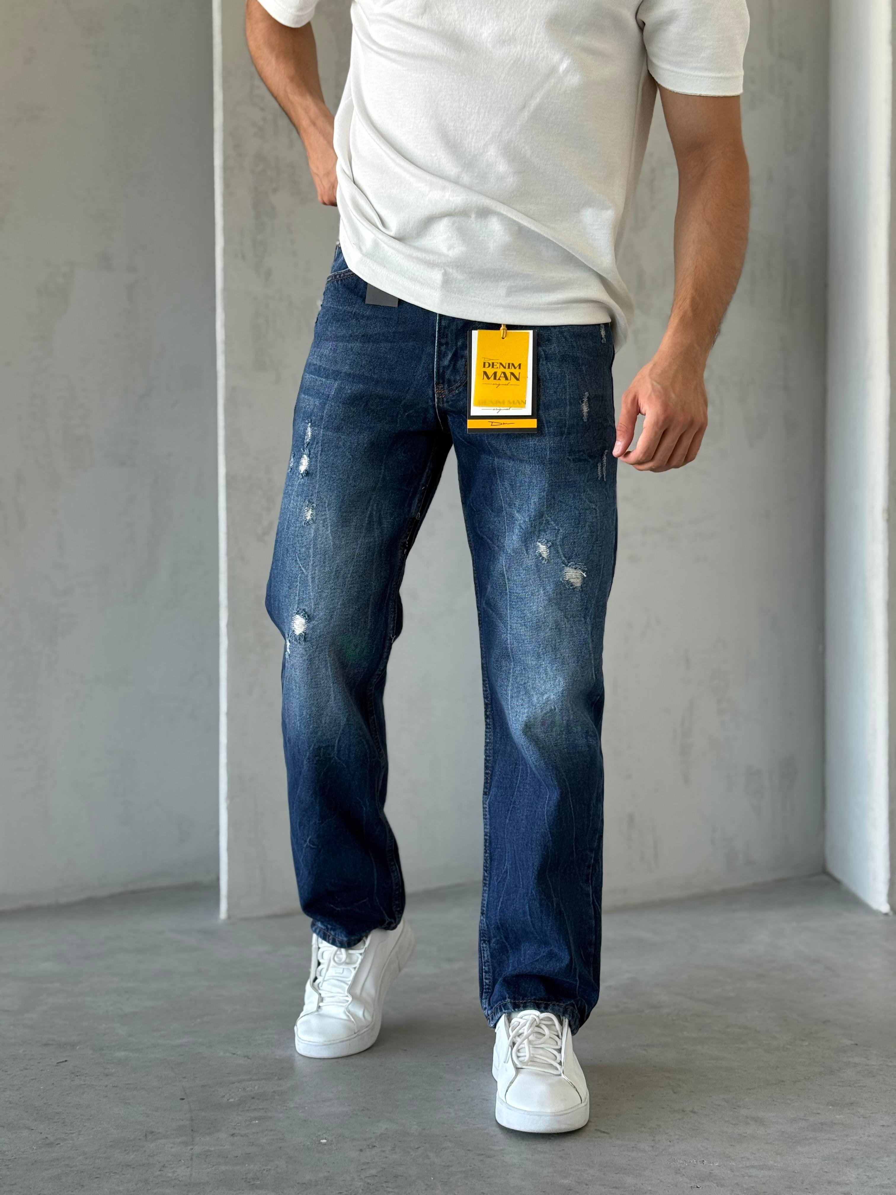 BAGGY KOYU MAVİ