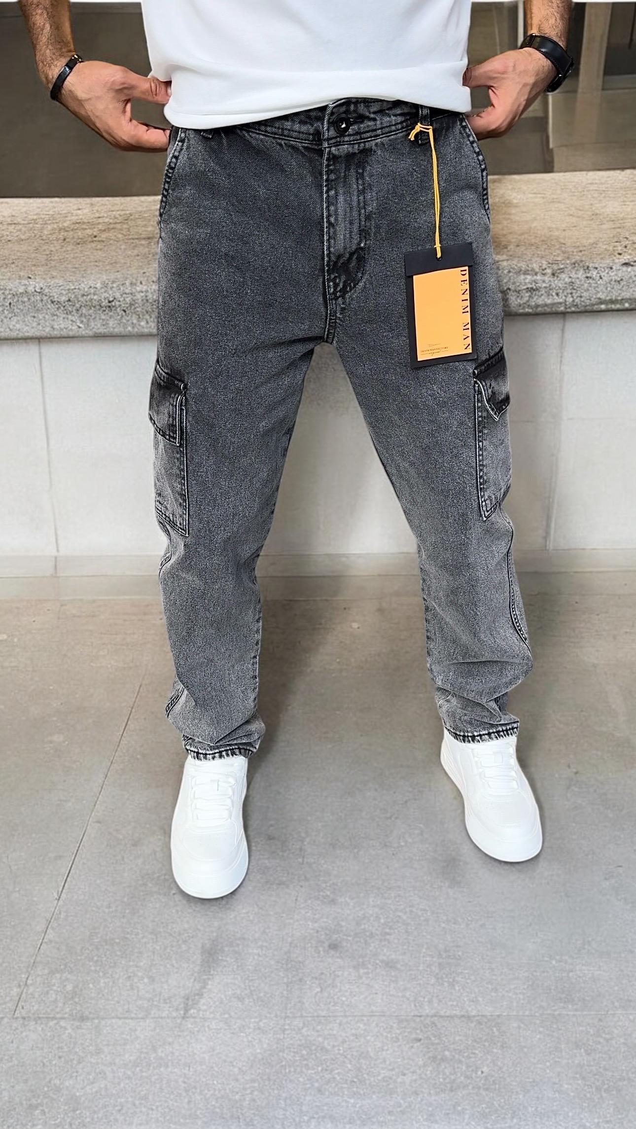 KAR YIKAMALI GRİ BAGGY KARGO