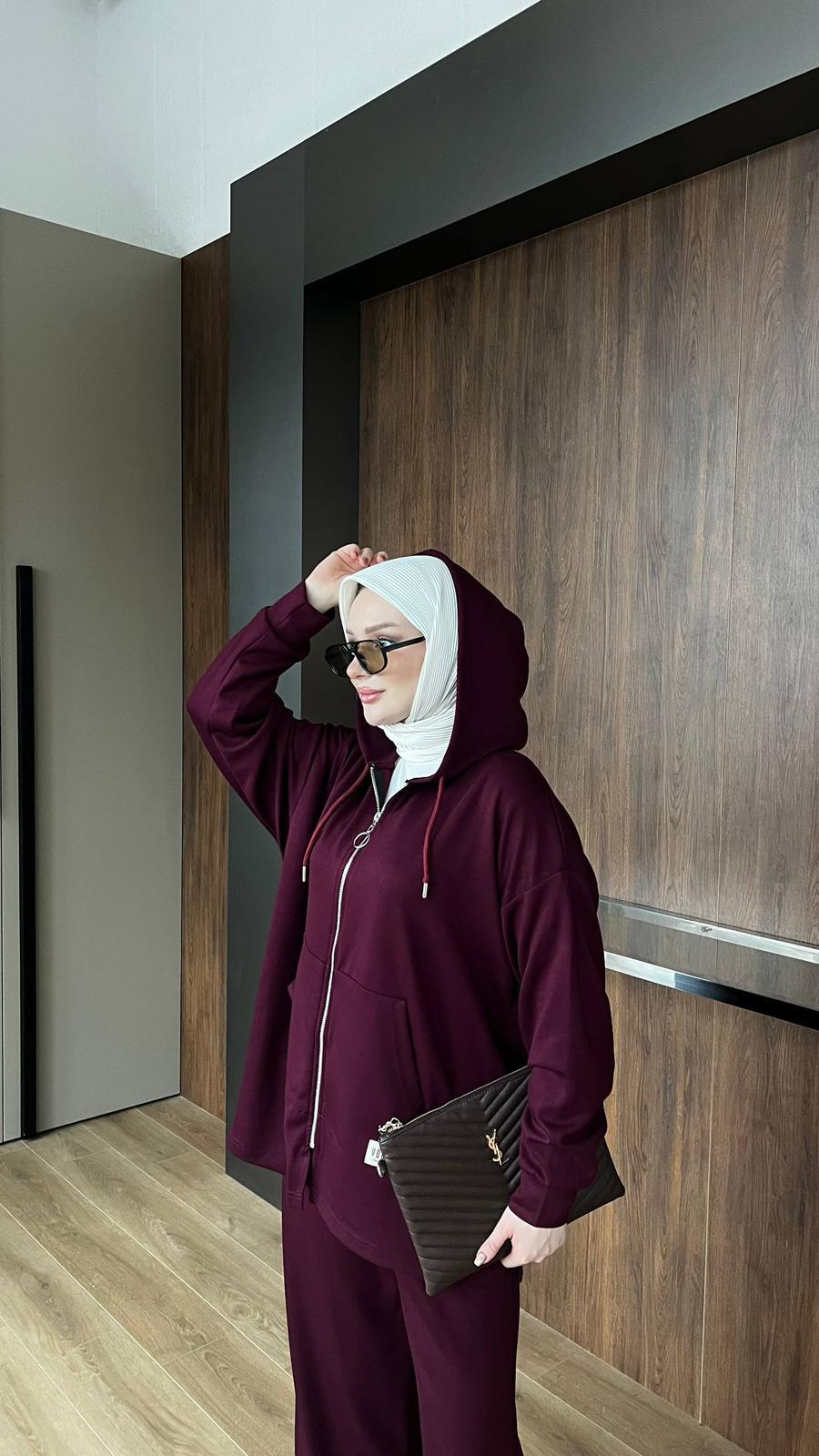 OYSHO LİNA FERMUARLI MÜRDÜM TAKIM