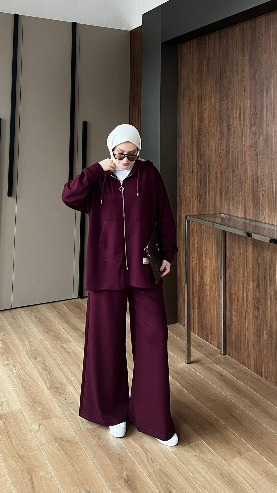 OYSHO LİNA FERMUARLI MÜRDÜM TAKIM